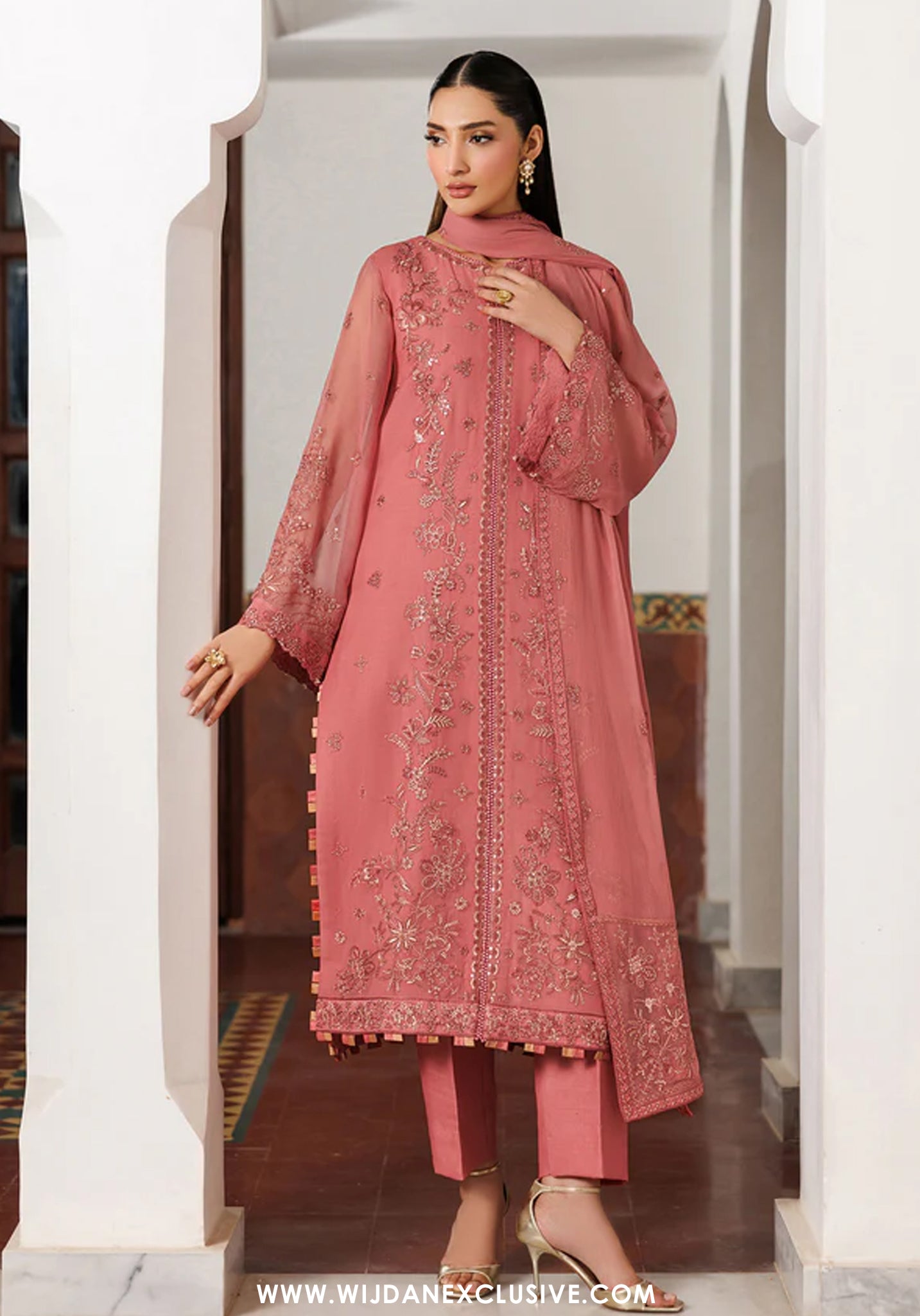 Nourah by Zarif | Unstitched Embroidered Formal Collection - 2026 (ANGORA)