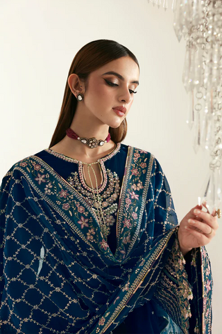 Zarposh by Emaan Adeel | Unstitched Velvet Collection - 2025 (JAHANARA)
