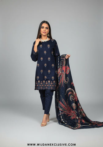 Roshi by Wijdan Unstitched Viscose Winter Collection - 2025 D-06