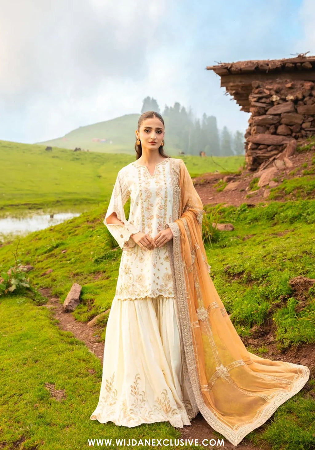 Dastaan by Zebtan | Unstitched Embroidered Formal Collection - 2026 (D-03)