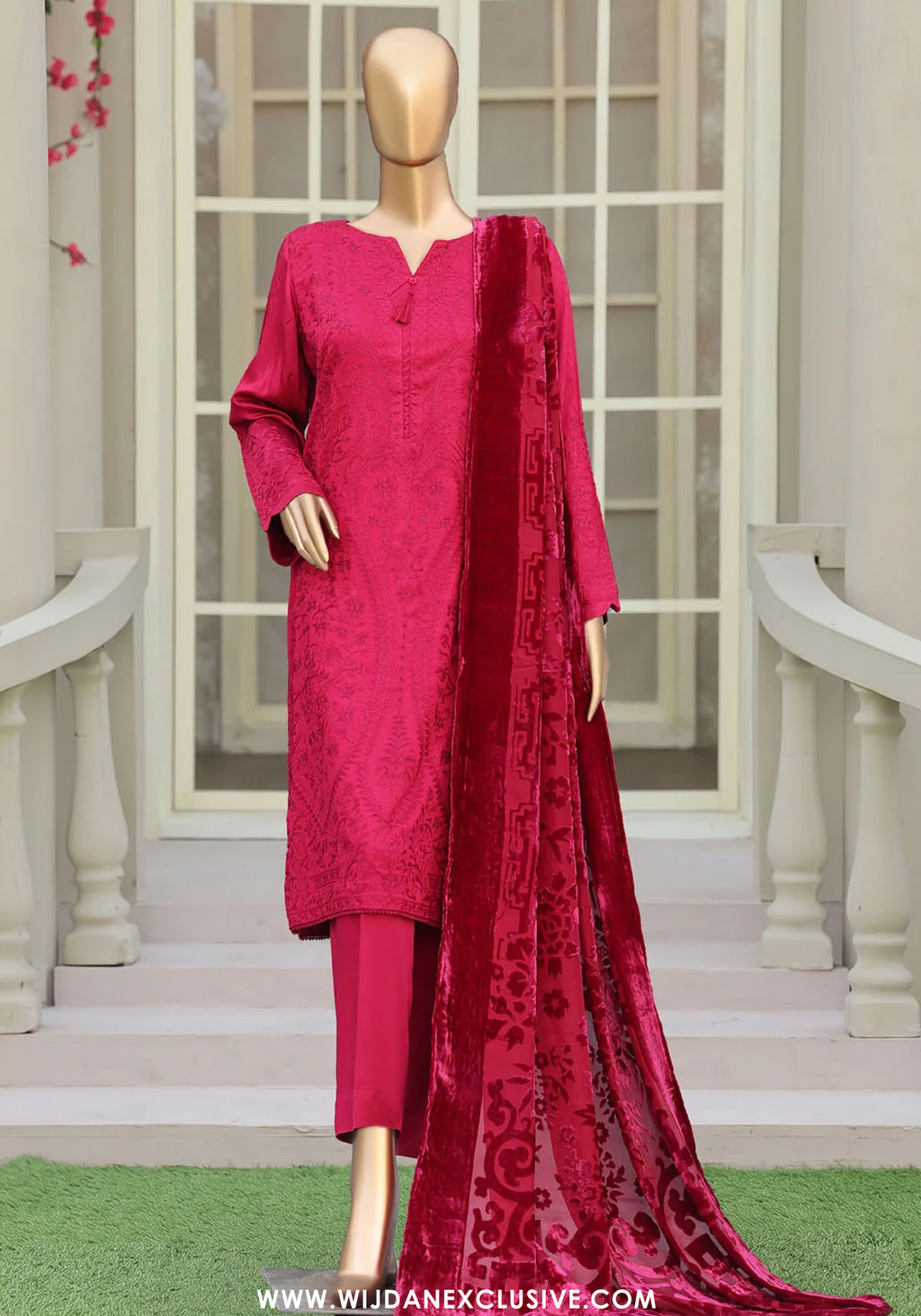 Royel Needleuork by HZ Textile | Unstitched Velevet Embroidered Collection'26 (D-06)