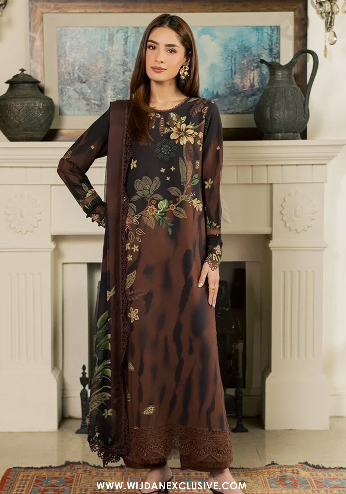 Signature by Nureh | Unstitched Printed Slub Viscose Collection - 2026 (SP-214)