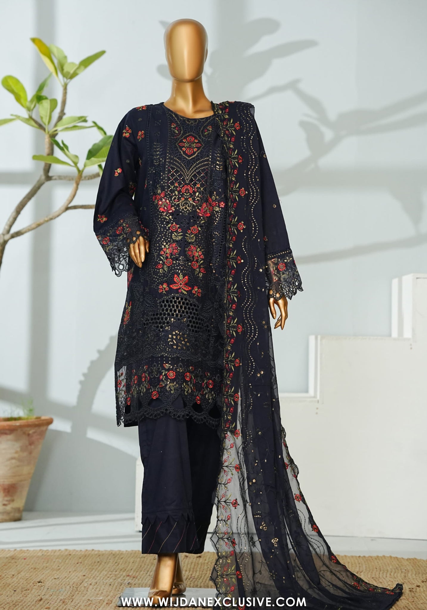 Bin Saeed Stitched Luxury Embroidered 3PC Collection - 2026 BSLE26-006