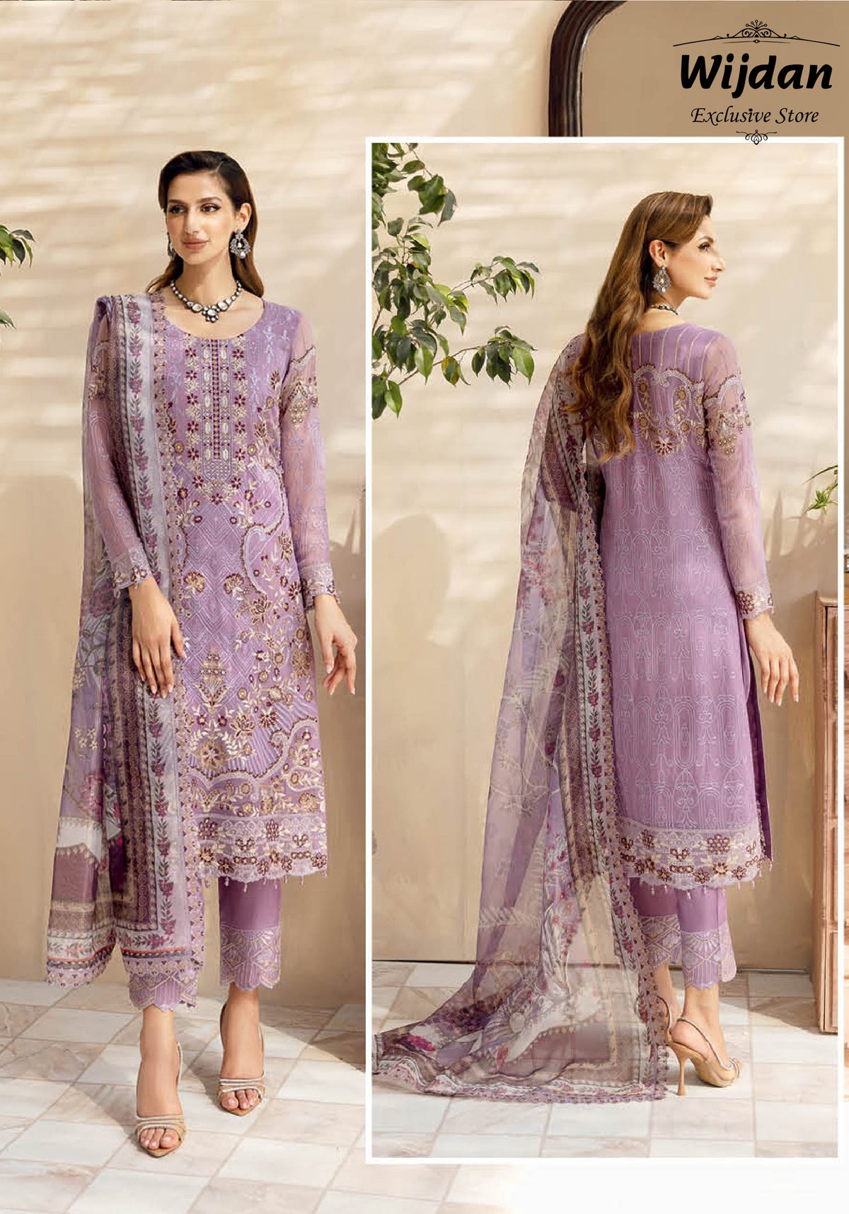 Chevron Luxury Chiffon Collection'24 Vol-09 by Ramsha A-906