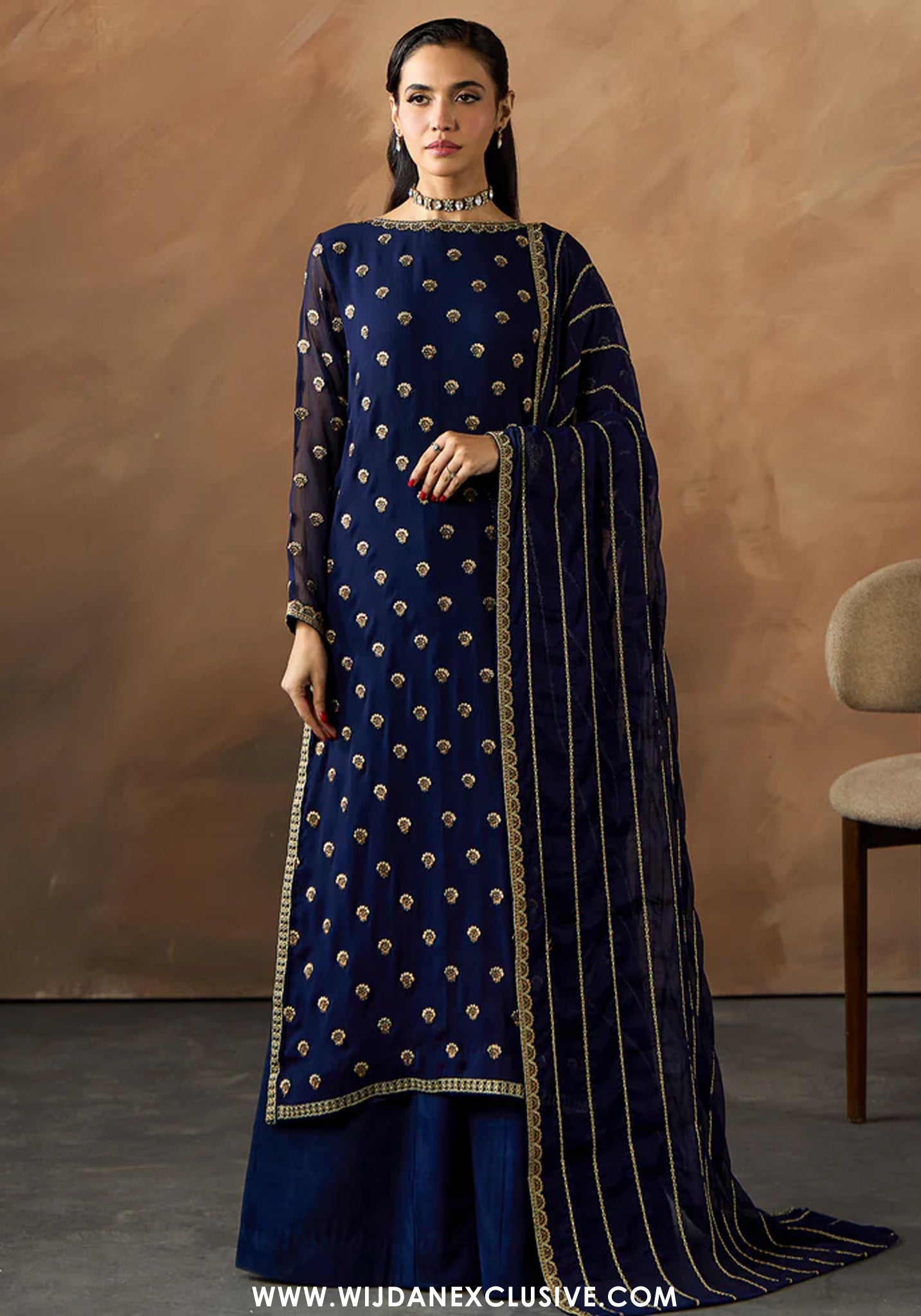 Zarif Stitched Eid Chiffon Collection - 2026 (ZRF-EMC 26)