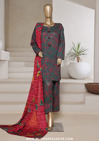 Sadabahar Stitched Printed Cotton Farshi Shalwar Collection - 2025 Vol-02 (Grey)