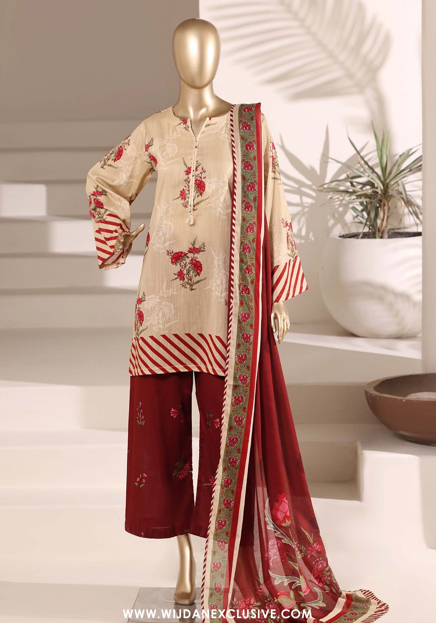 Sadabahar Stitched Printed Lawn Vol-08 Collection – 2026 (D-06)