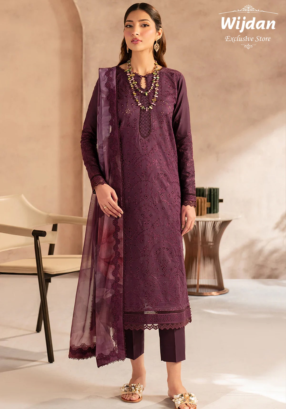 Zarif Summer Lawn'25 UNST-LWN-06 VIRAYA