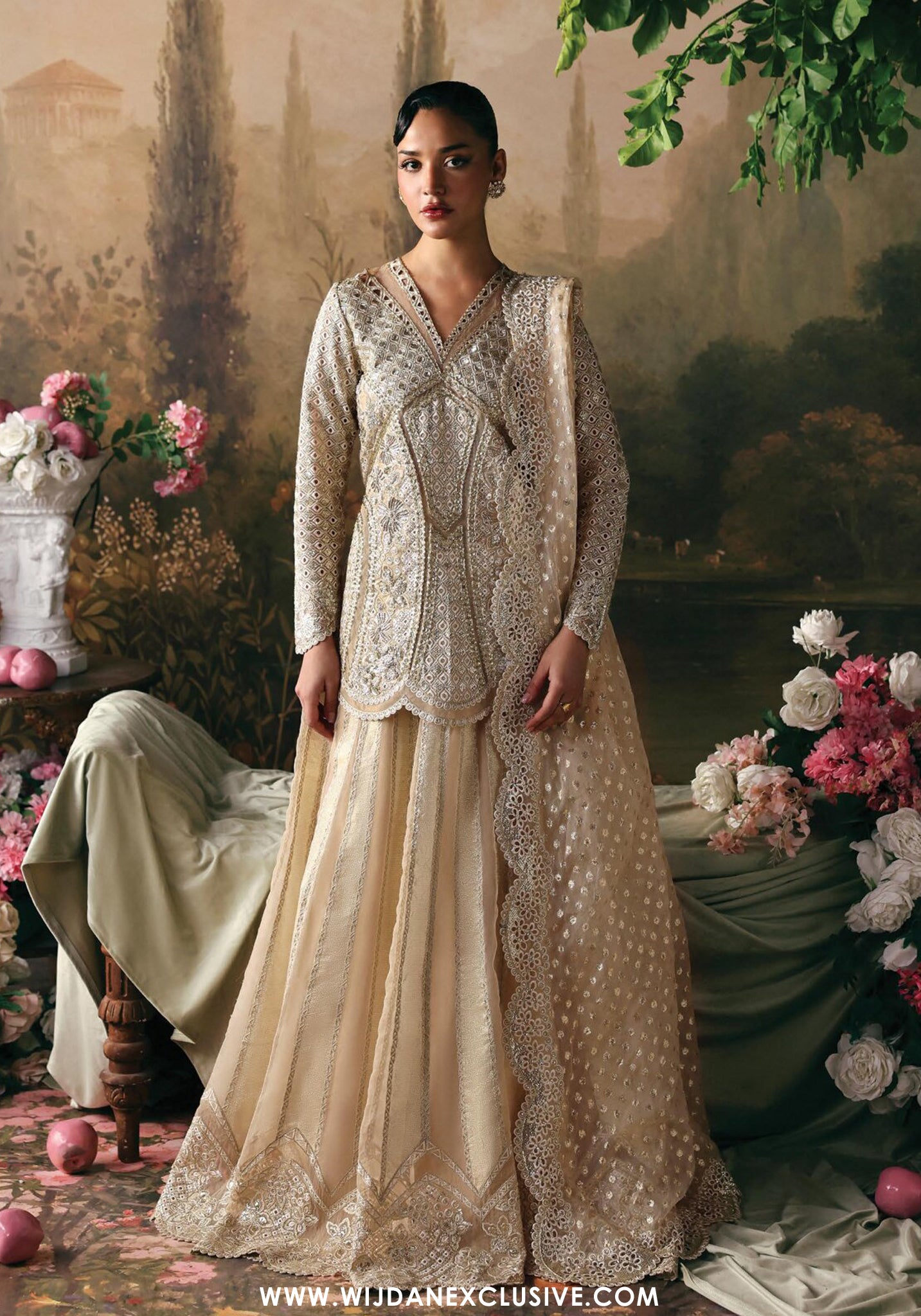 La Fuchsia by Afrozeh | Unstitched  Embroidered Festive Formal Collection - 2026 (EMPEROR)