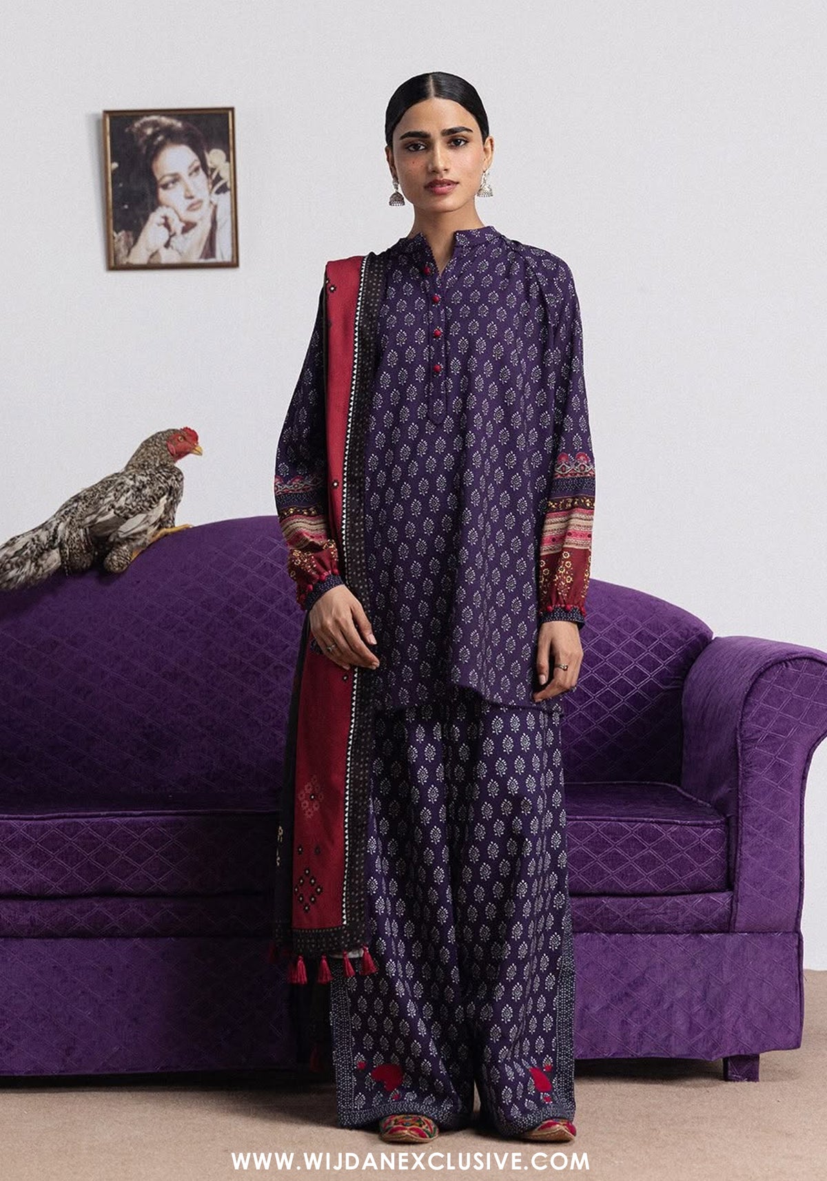 Coco Print's Unstitched Linen Collection - 2026 (D-3B)