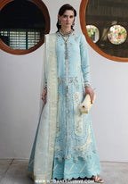 Qalamkar Unstitched Lawn Chikankari Eid Edit'26 (NAYRA)