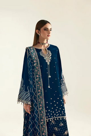 Zarposh by Emaan Adeel | Unstitched Velvet Collection - 2025 (JAHANARA)