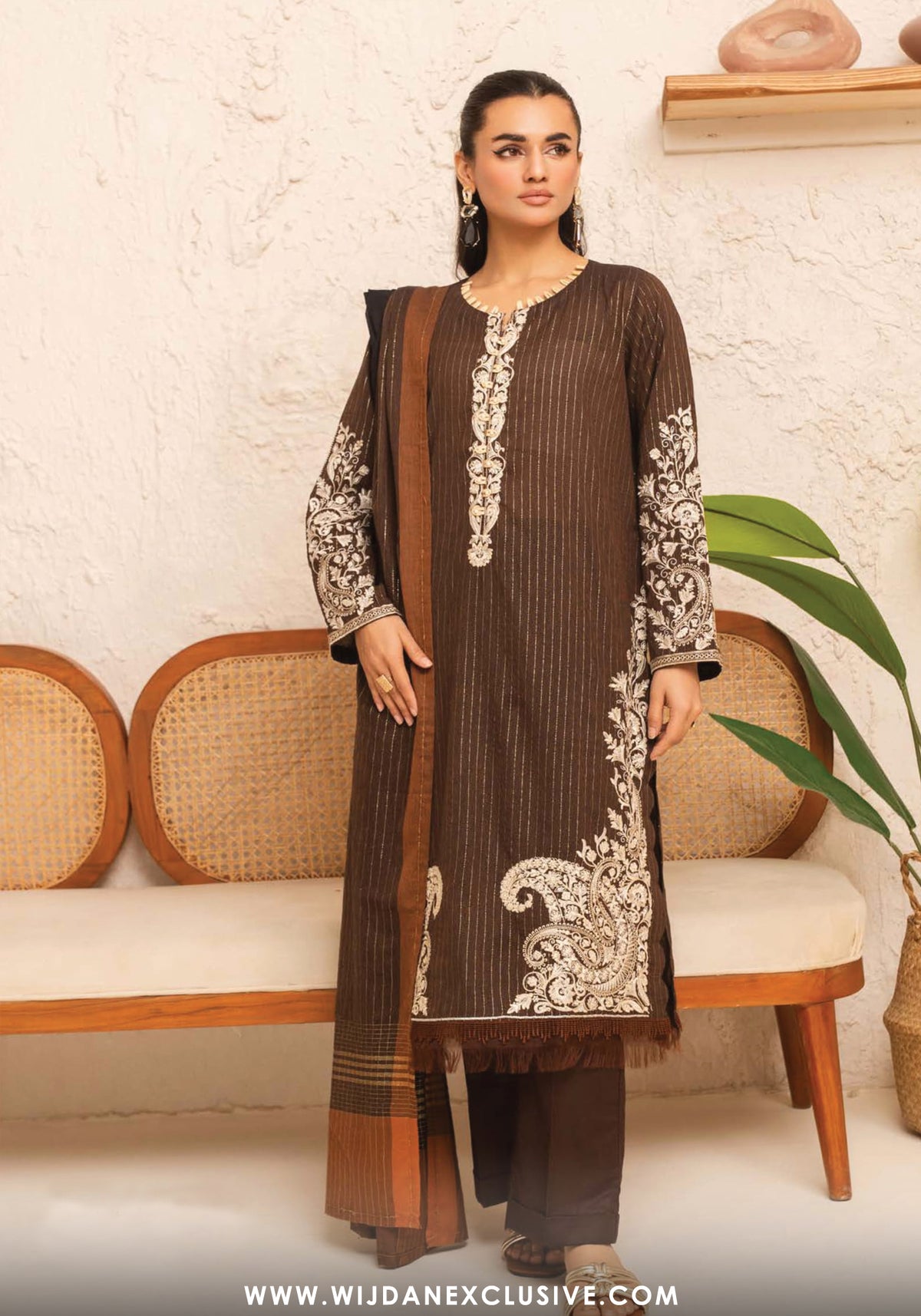 Rizil Embroidered Fancy Lawn Collection - 2025 D-437
