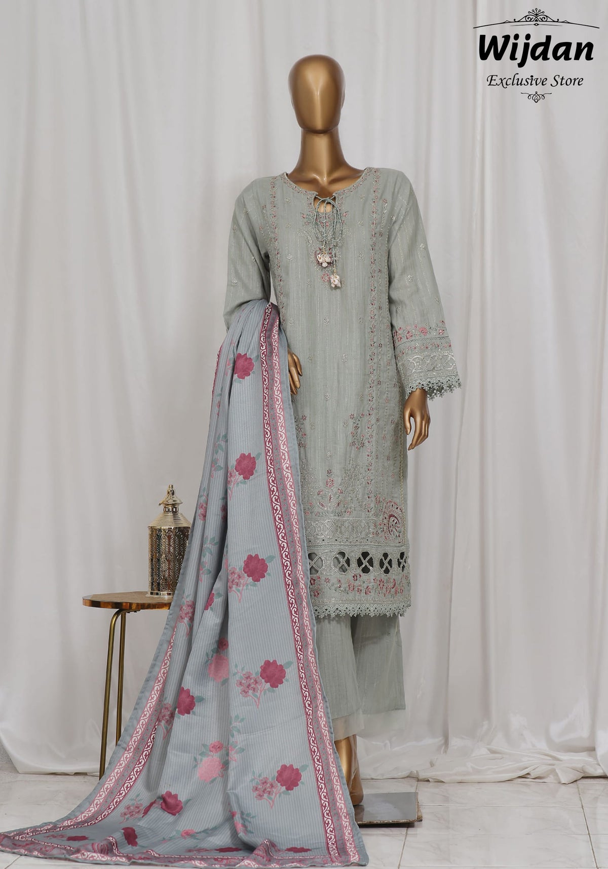 Sadabahar Luxury Embroidered Khaddar Collection'24 Vol-01 D-06