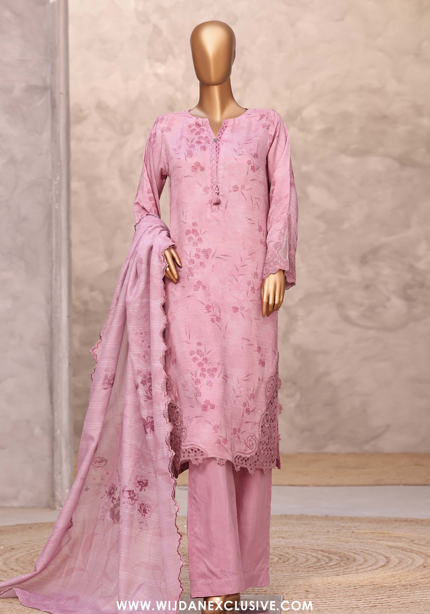 HZ Festive Hues Stitched Fancy Silk Collection - 2026 (D-03)