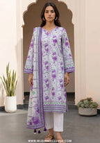 Zellbury Unstitched 3pc Digital Printed Lawn Collection - 2026 (WUS-8088)