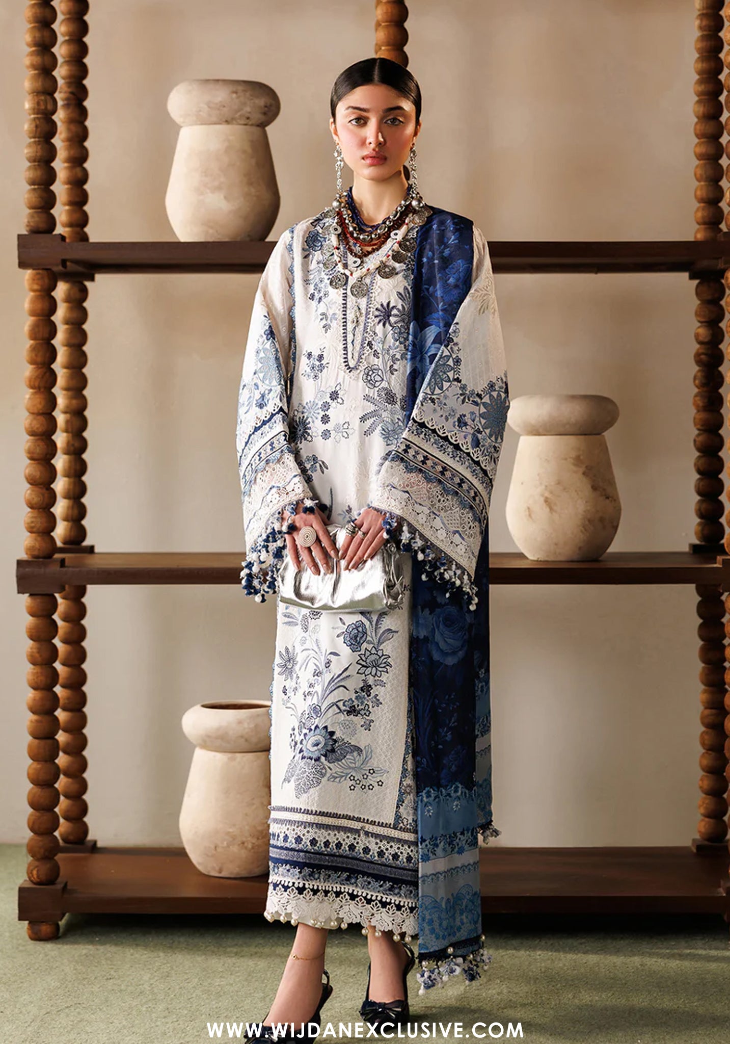 Baroque Unstitched Embroidered Eid Lawn Collection - 2026 (D-06)