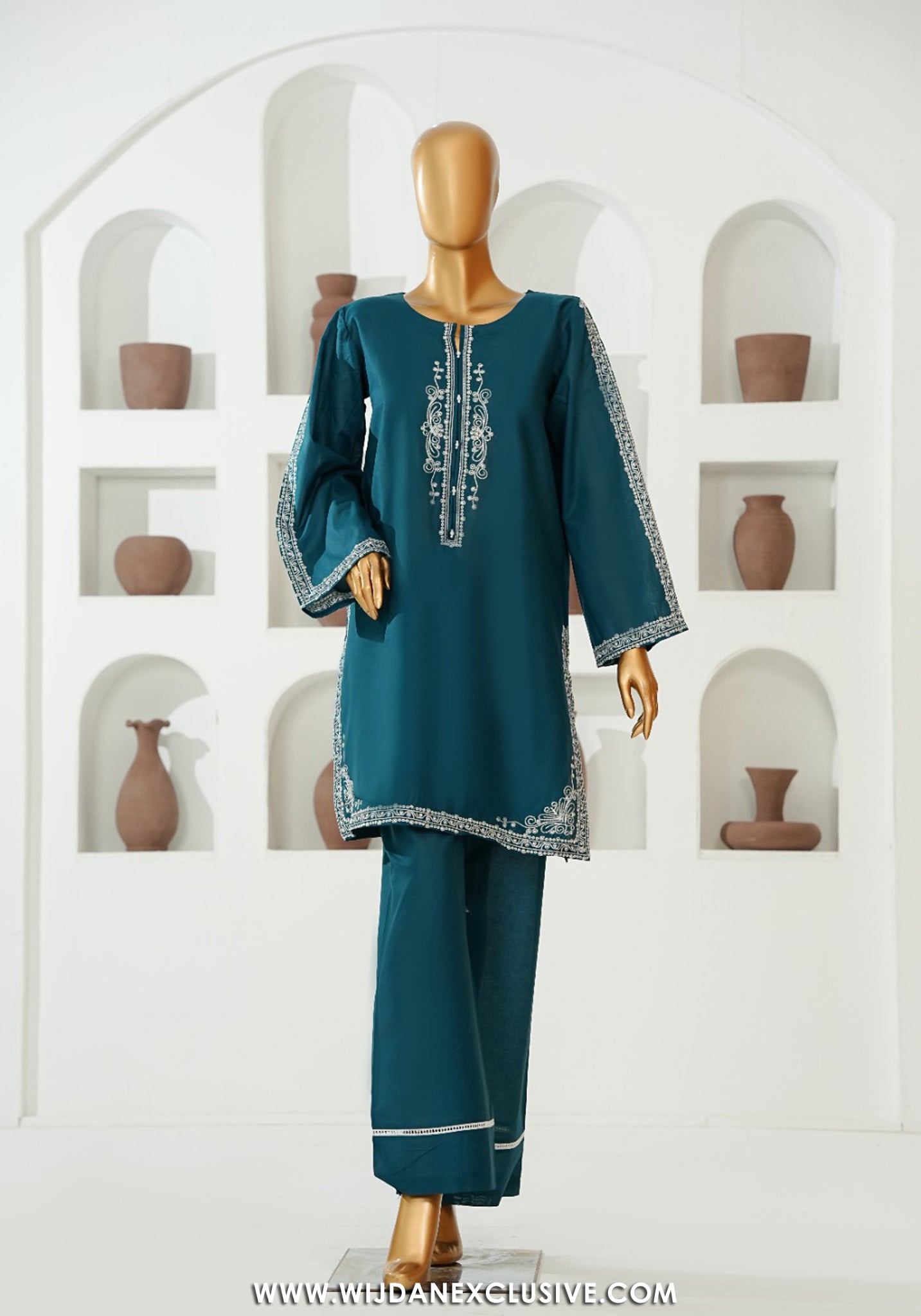 Aaramé Stitched 2PC Co-ords Cotton Embroidered Collection - 2026 (D-06)