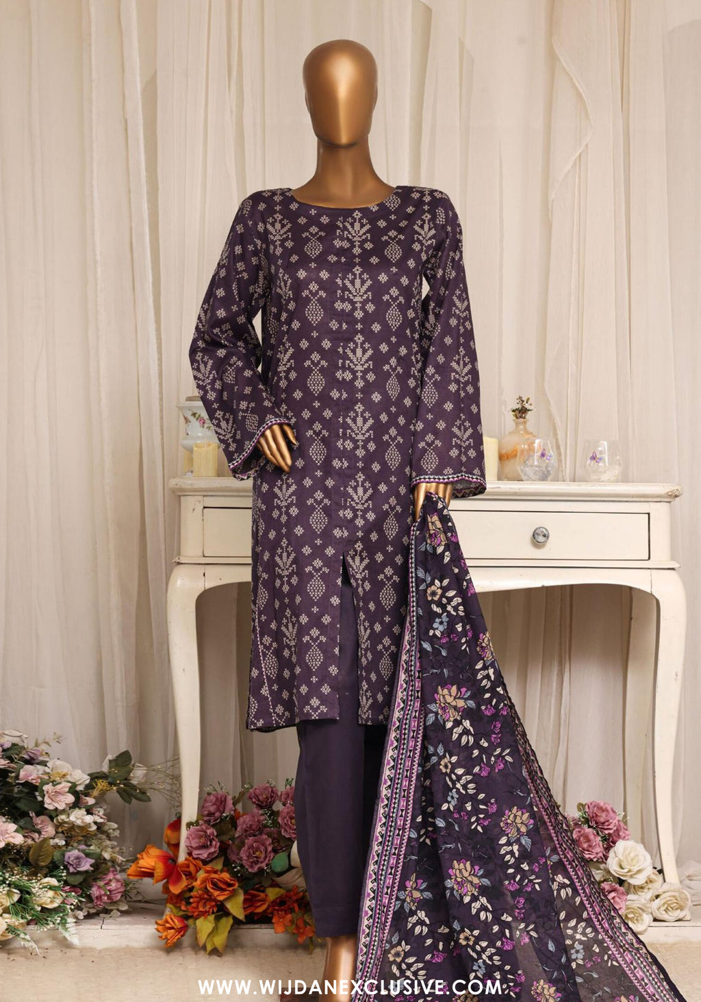 Daily Wear by HZ Textile | Stitched Printed Lawn Collection - 2026 (D-06)