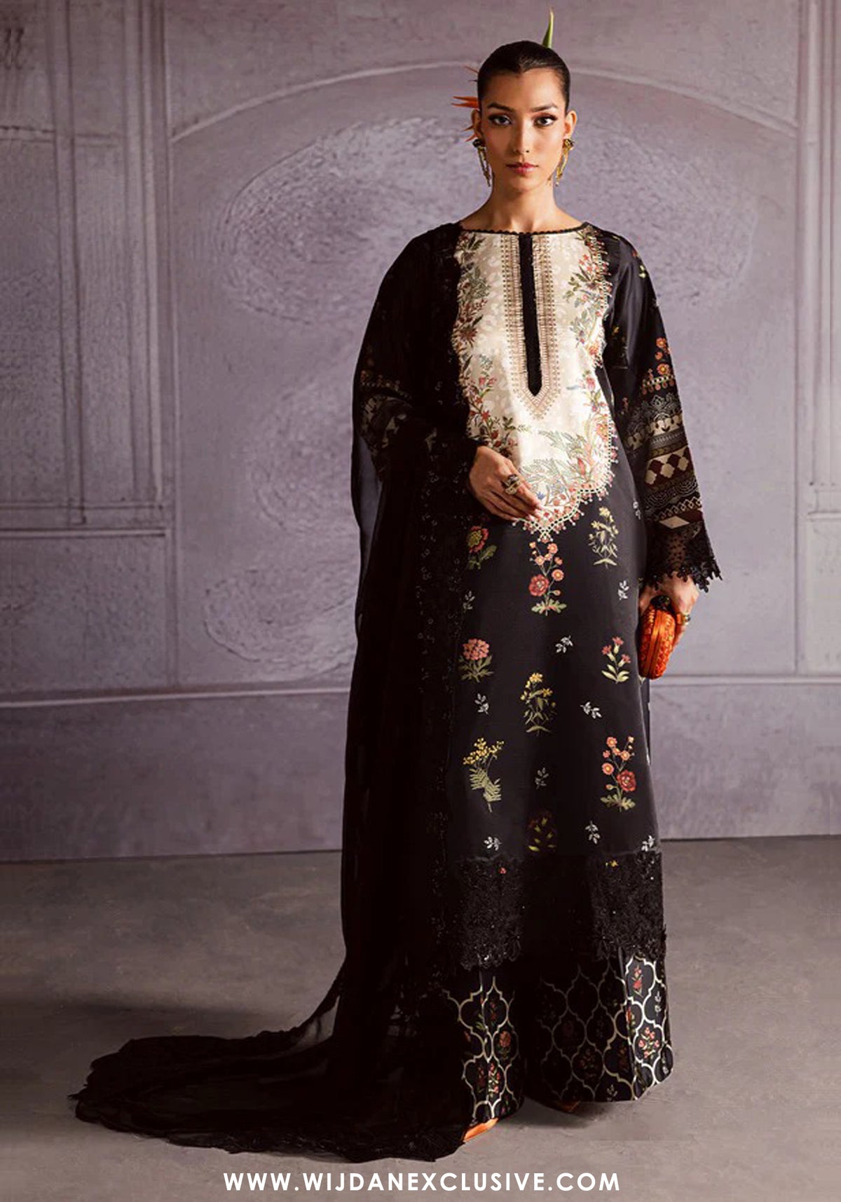 Nureh The Silk Unstitched Collection - 2025 S-31