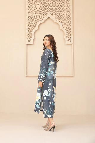 Zayana 2pc Stitched Staple Digital Print Collection'24 by Tawakkal D-06