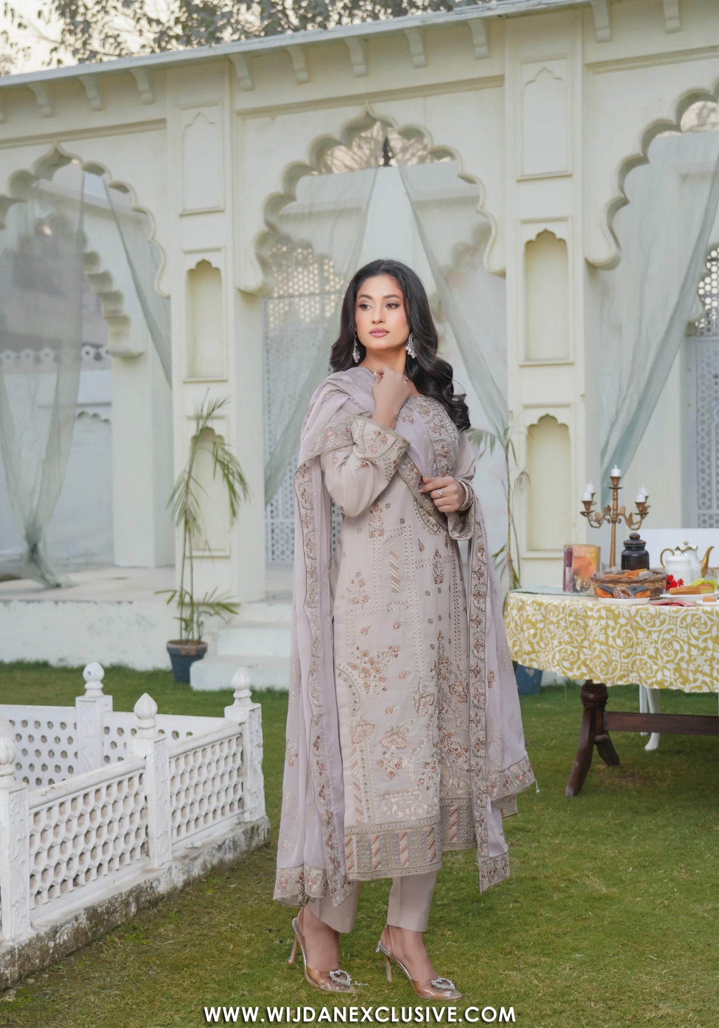 Dhamak by Wijdan | Unstitched Premium Fancy Collection - 2026 DH26PF-06