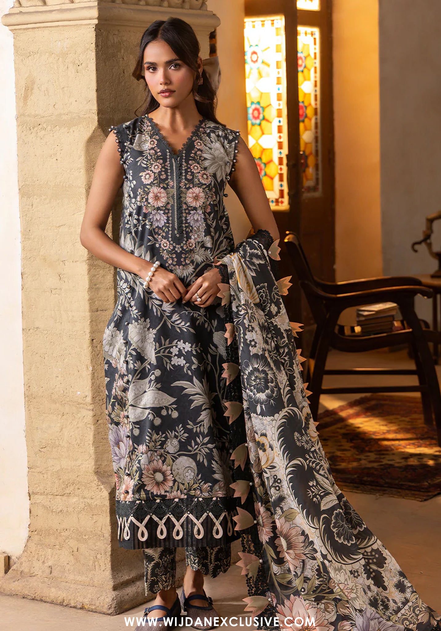 Lumea by Jade | Unstitched Printed Lawn Collection - 2026 (D-06)