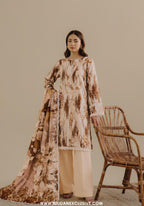 Cut & Style by Mahay | Unstitched Fancy Lawn Vol-02 Collection - 2026 (D-06)
