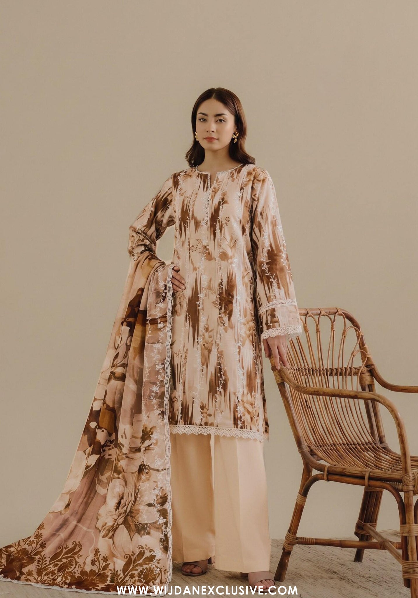 Cut & Style by Mahay | Unstitched Fancy Lawn Vol-02 Collection - 2026 (D-06)