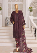 Aifa Dynasty Chikankari Unstitched Luxury Lawn Collection - 2026 (D-06)