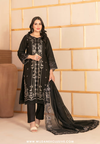 Tawakkal Mahani Semi-Stitched Fancy Embroidered Collection - 2025 D-4315