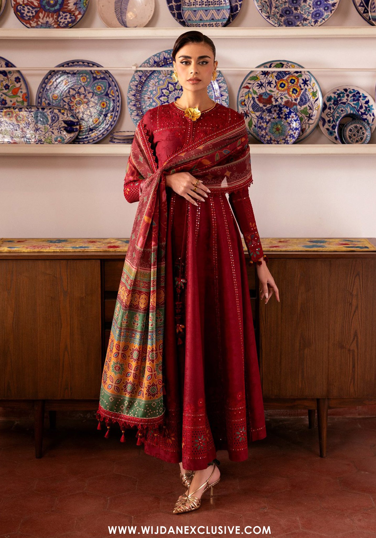 Shahkaar by Jazmin | Unstitched Luxury Eid Lawn S'S - 2026 (D-06)