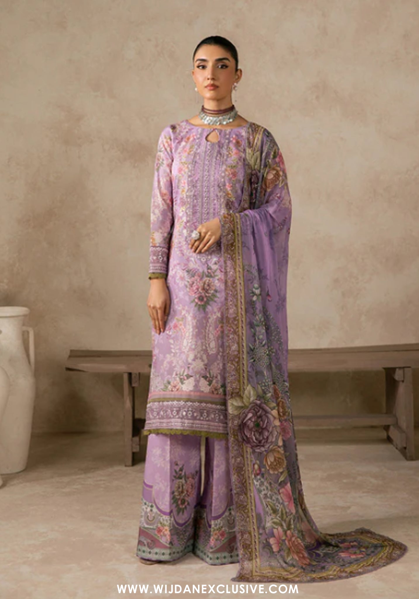 Syra by Gulaal | Unstitched Printed & Embroidered Lawn Collection - 2026 (NERINE)