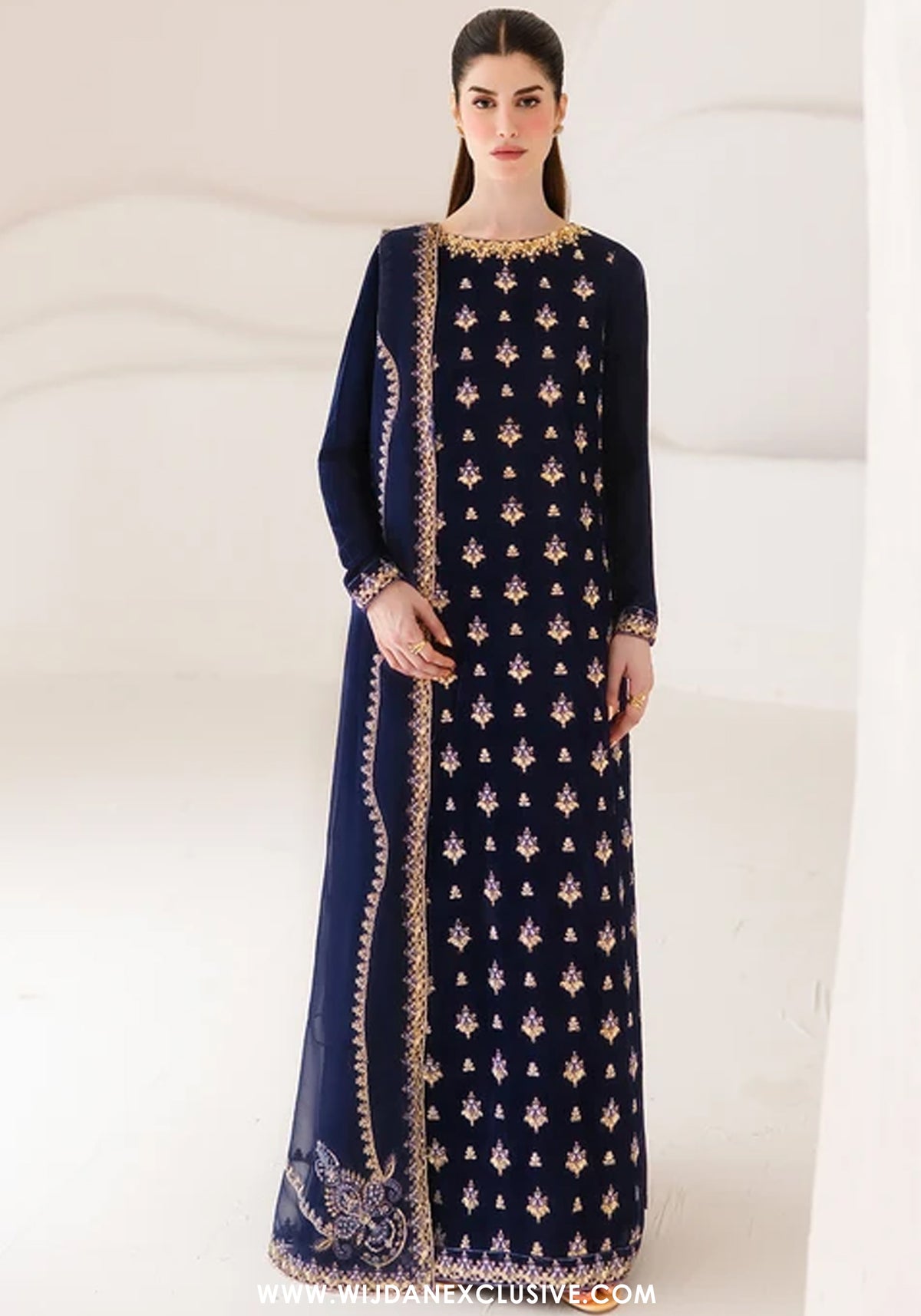 The Velvet Affair by Emaan Adeel | Unstitched Formal Embroidered Collection'26 (ESMERAY)