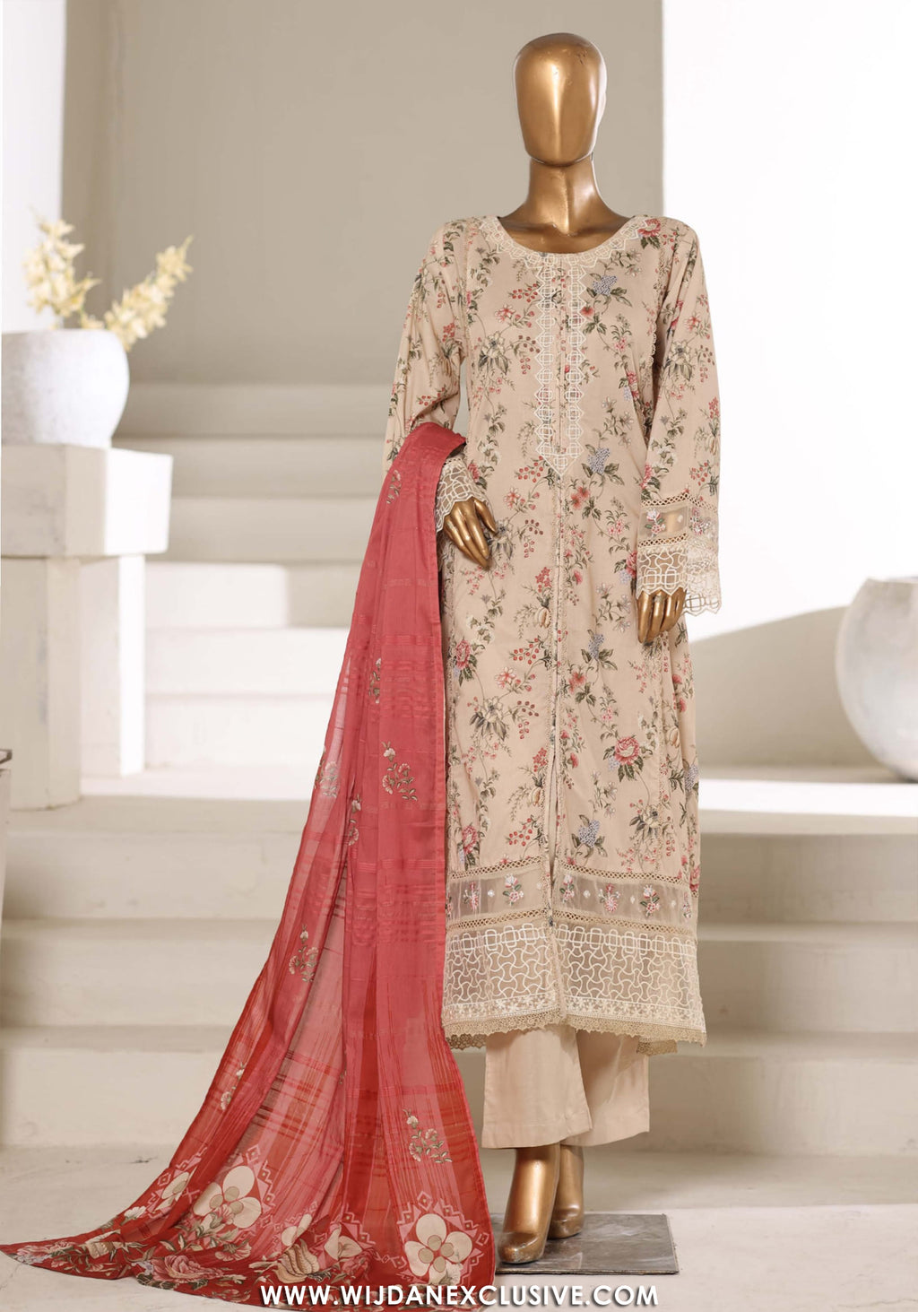 Sadabahar Stitched Festive Embroidered Lawn Vol-I Collection - 2026 SB26FE-06