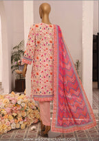 HZ Asasa Embroidered Printed Lawn Collection Vol-02 D-06