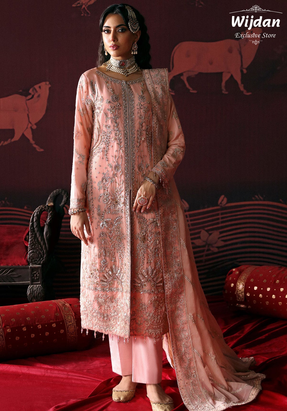 Devdas Exquisite Formal Wear by Emaan Adeel D-06 NISHA