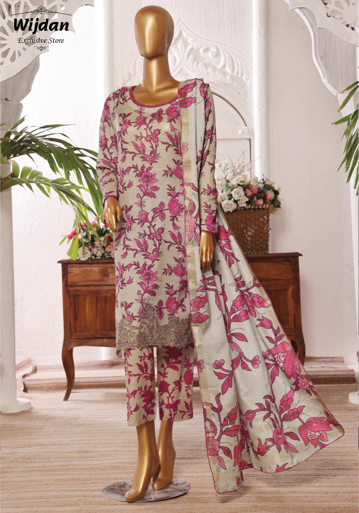 Tehwar Embroidered Lawn Collection'24 by Aifa D-06