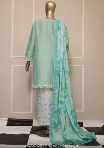 HZ Oriental Printkari Bana Dora Embroidered Lawn Collection'25 D-06