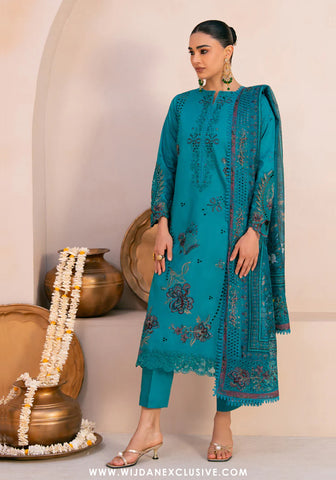 Amani by Marjjan | Unstitched Embroidered Viscose Winter Collection - 2025 MSV-03-A (ZINC)