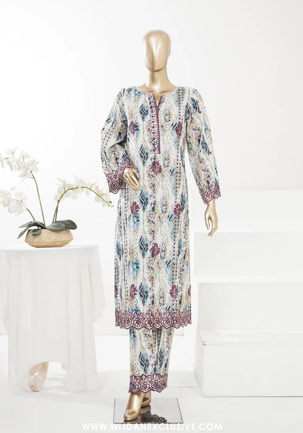 Summer Essentials by Amna Khadija | Stitched Embroidered 2PC Co-Ords Collection - 2026 (D-06)