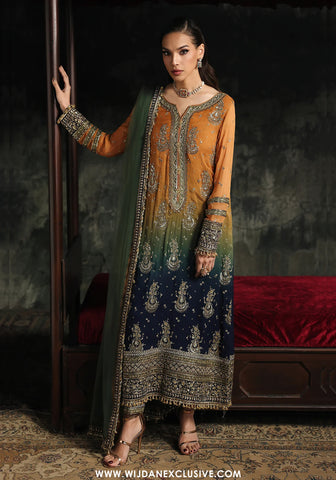 Aura by Charizma | Unstitched Luxury Chiffon Vol-01 Collection - 2026 CA26-02