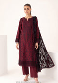 Saffron by Wijdan | Unstitched Embroidered Luxury Palachi Collection'26 (D-2546)