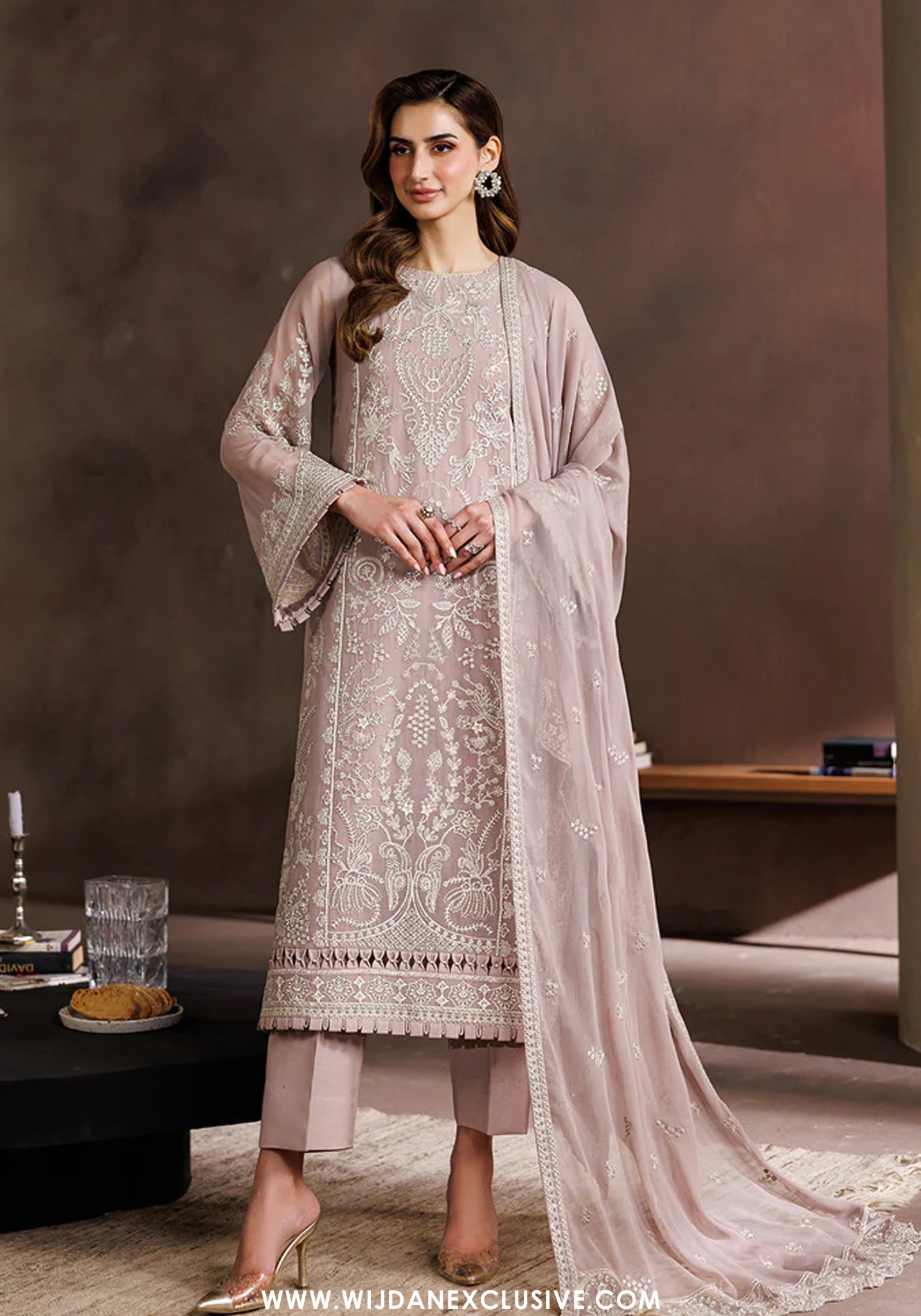 Zayrah by Zarif | Unstitched Formal Collection - 2026 (ZYR-SUNEHRI-08)