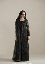 Vera Unstitched Embroidered Festive Formal Collection'26 (Muse Black Shirt Set)