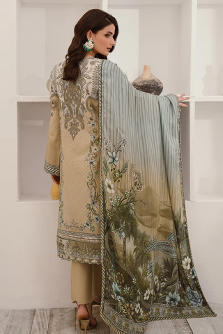 Mashaal Luxury Lawn Collection Vol 10 by Ramsha L-1006