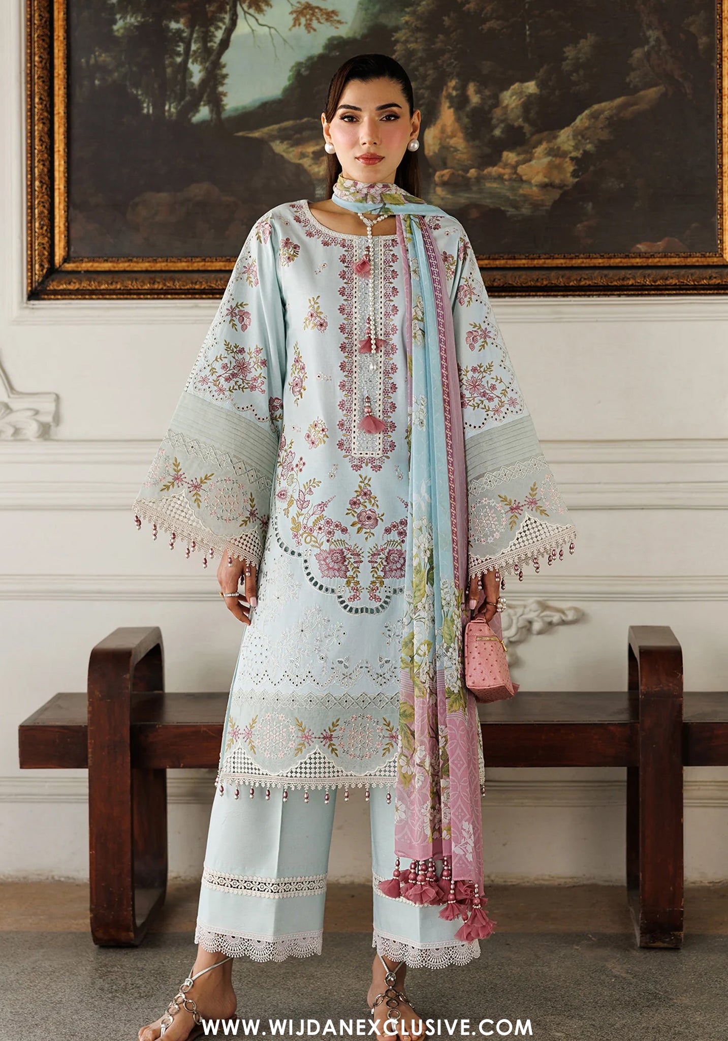 Alizeh Unstitched Embroidered Eid Festive Lawn Collection - 2026 (SABRINA)