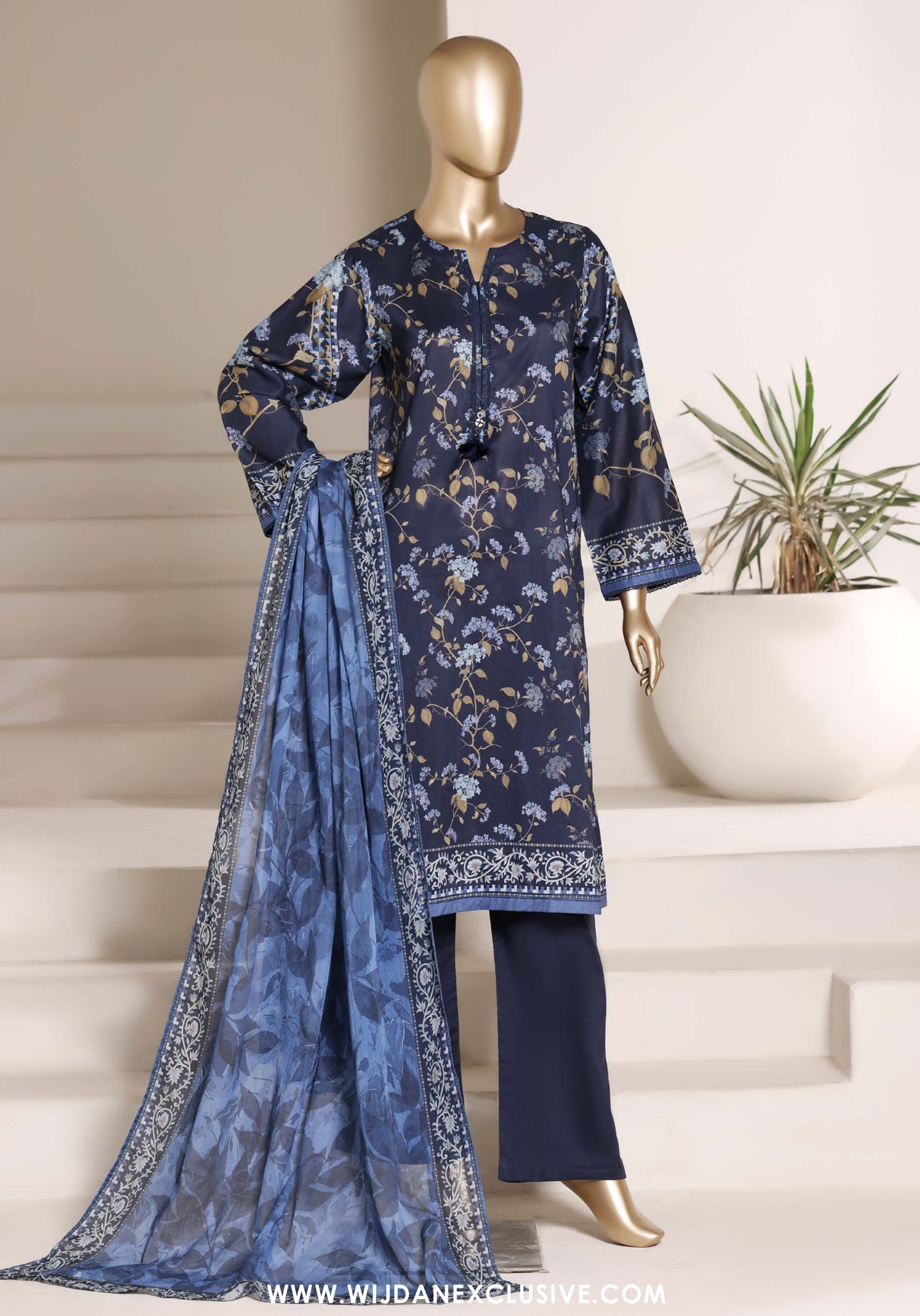 Sadabahar Stitched Printed Lawn Vol-II Collection - 2026 (D-06)