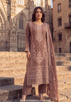 Dhamak by Wijdan | Unstitched Exclusive Formal Bana Dora Embroidered Collection - 2026 (D-06)