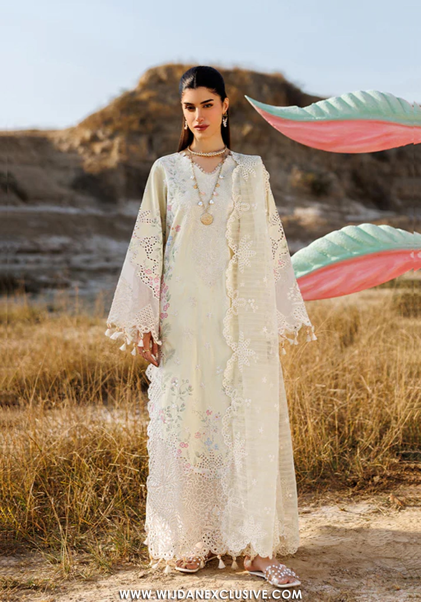 Sunlit Groove by Emaan Adeel | Unstitched Luxury Lawn Collection - 2026 (BLOSSOM BEAT)